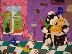 WHY'S A NICE GIRL LIKE YOU NOT MARRIED by Maureen Dosier acrylic.jpg